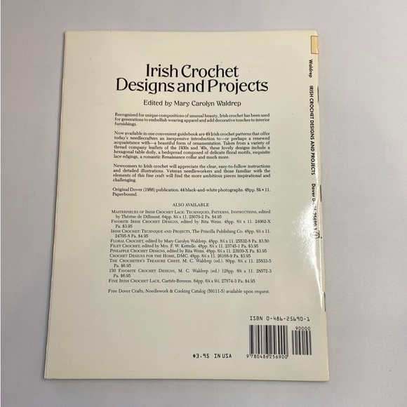 Irish Crochet Designs and Projects Book - Picture 3 of 13